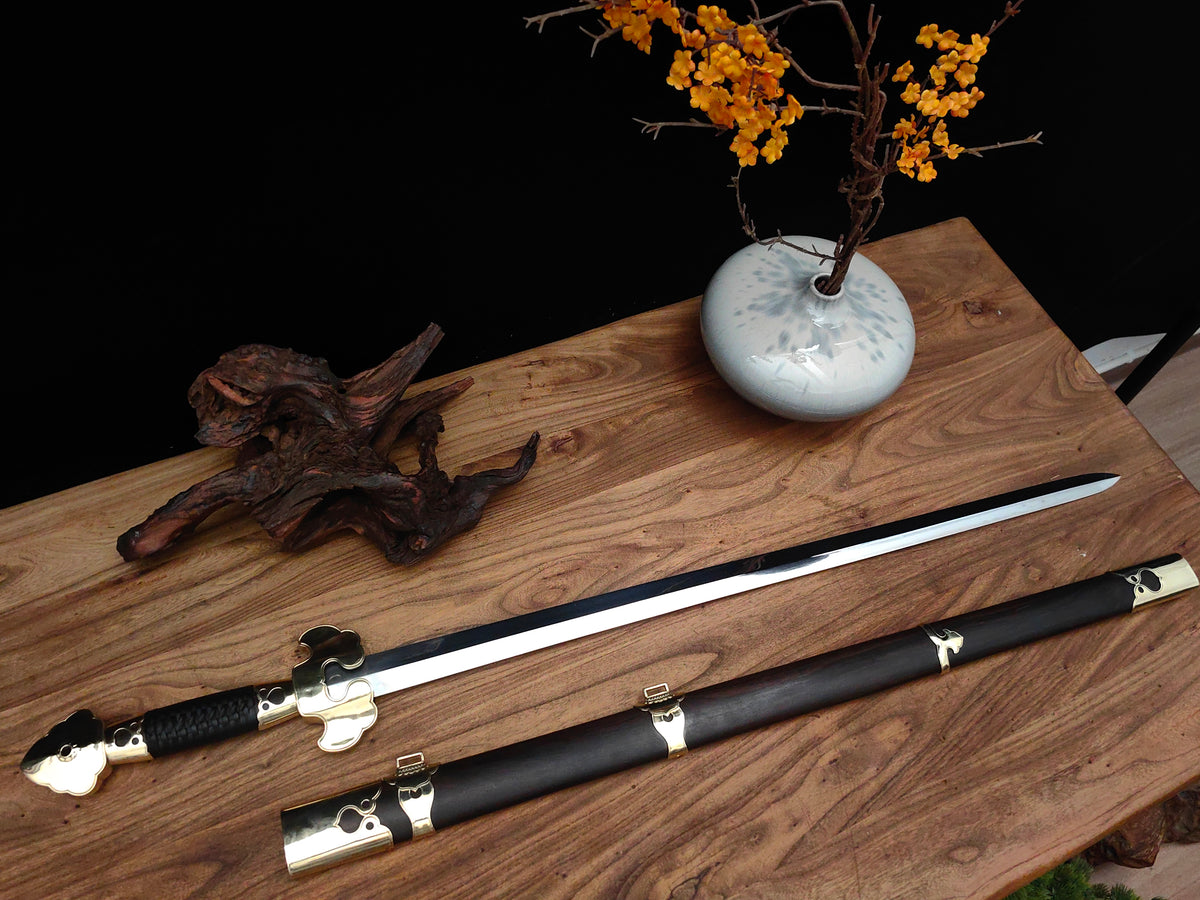 【公卿剑】Gongqing Jian (Court Official's Sword) with Lingzhi Guard and Ebony Scabbard