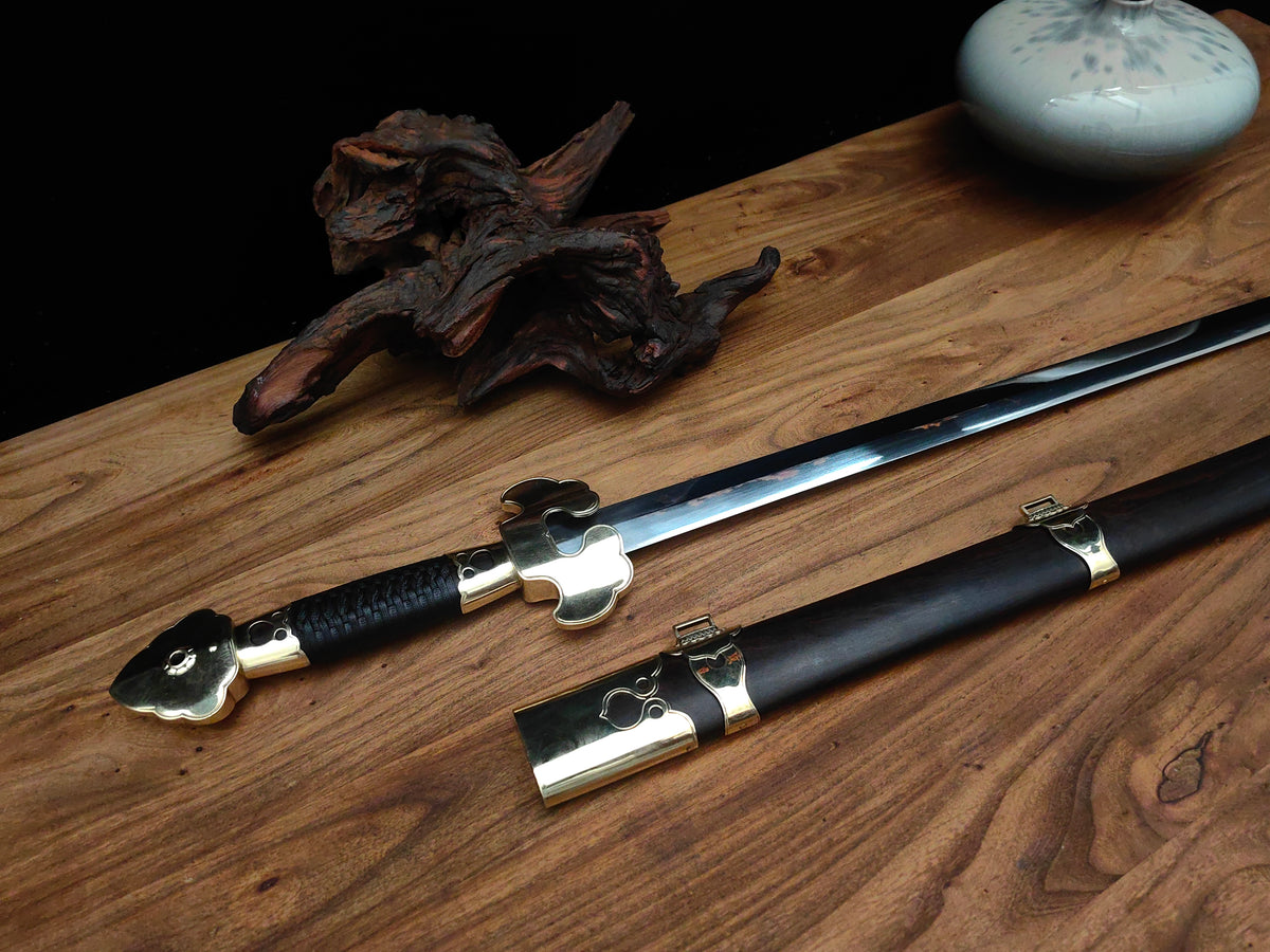 【公卿剑】Gongqing Jian (Court Official's Sword) with Lingzhi Guard and Ebony Scabbard