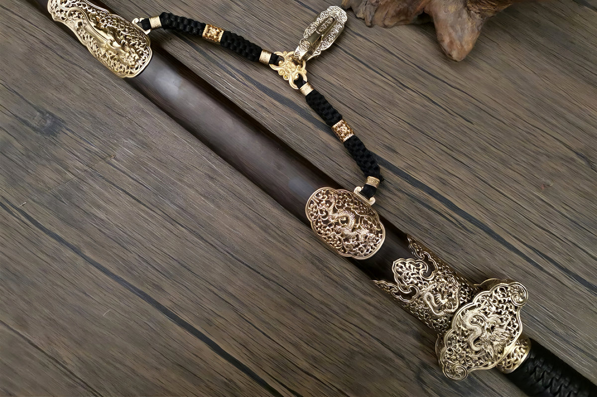【S7游龙长剑】S7 “Soaring Dragon” Long Jian – High-Performance Tool Steel Sword
