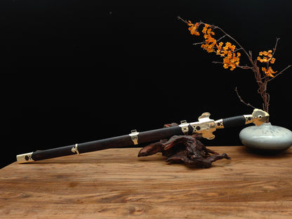 【公卿剑】Gongqing Jian (Court Official's Sword) with Lingzhi Guard and Ebony Scabbard