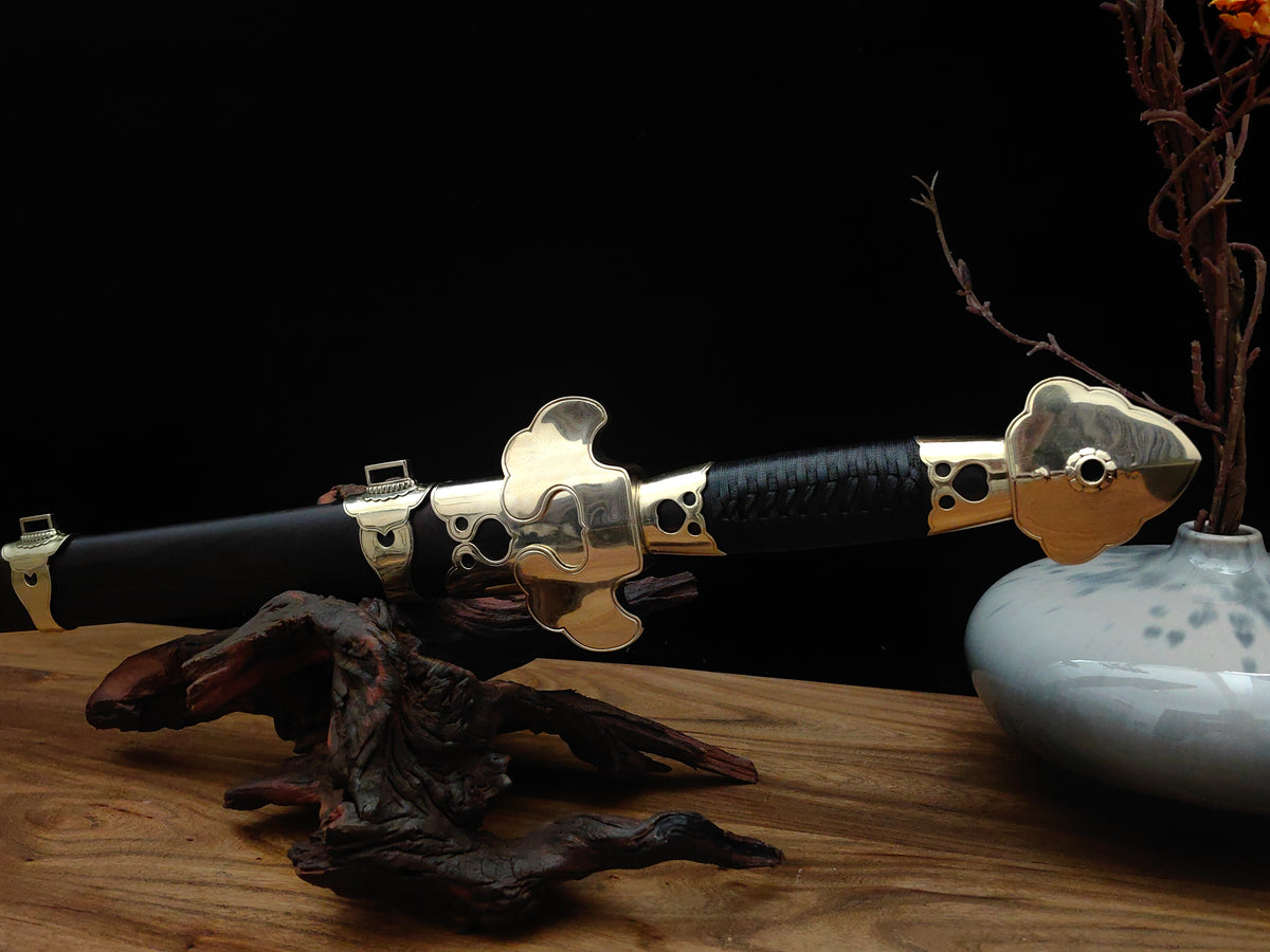 【公卿剑】Gongqing Jian (Court Official's Sword) with Lingzhi Guard and Ebony Scabbard
