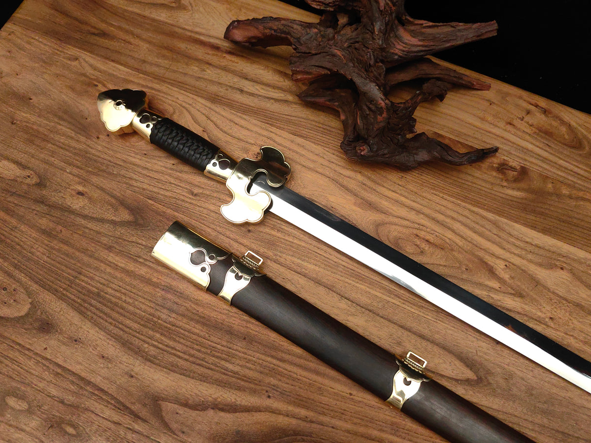 【公卿剑】Gongqing Jian (Court Official's Sword) with Lingzhi Guard and Ebony Scabbard
