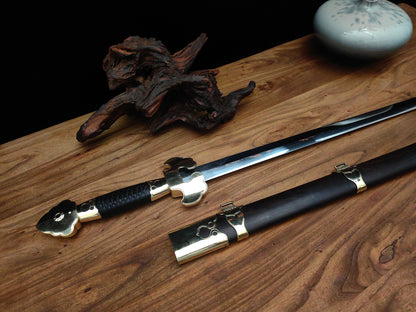 【公卿剑】Gongqing Jian (Court Official's Sword) with Lingzhi Guard and Ebony Scabbard