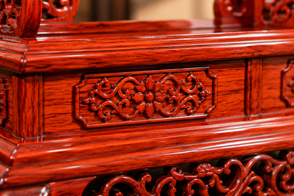 Traditional Chinese Solid Wood Sword Stand – Hand-Carved Display Rack