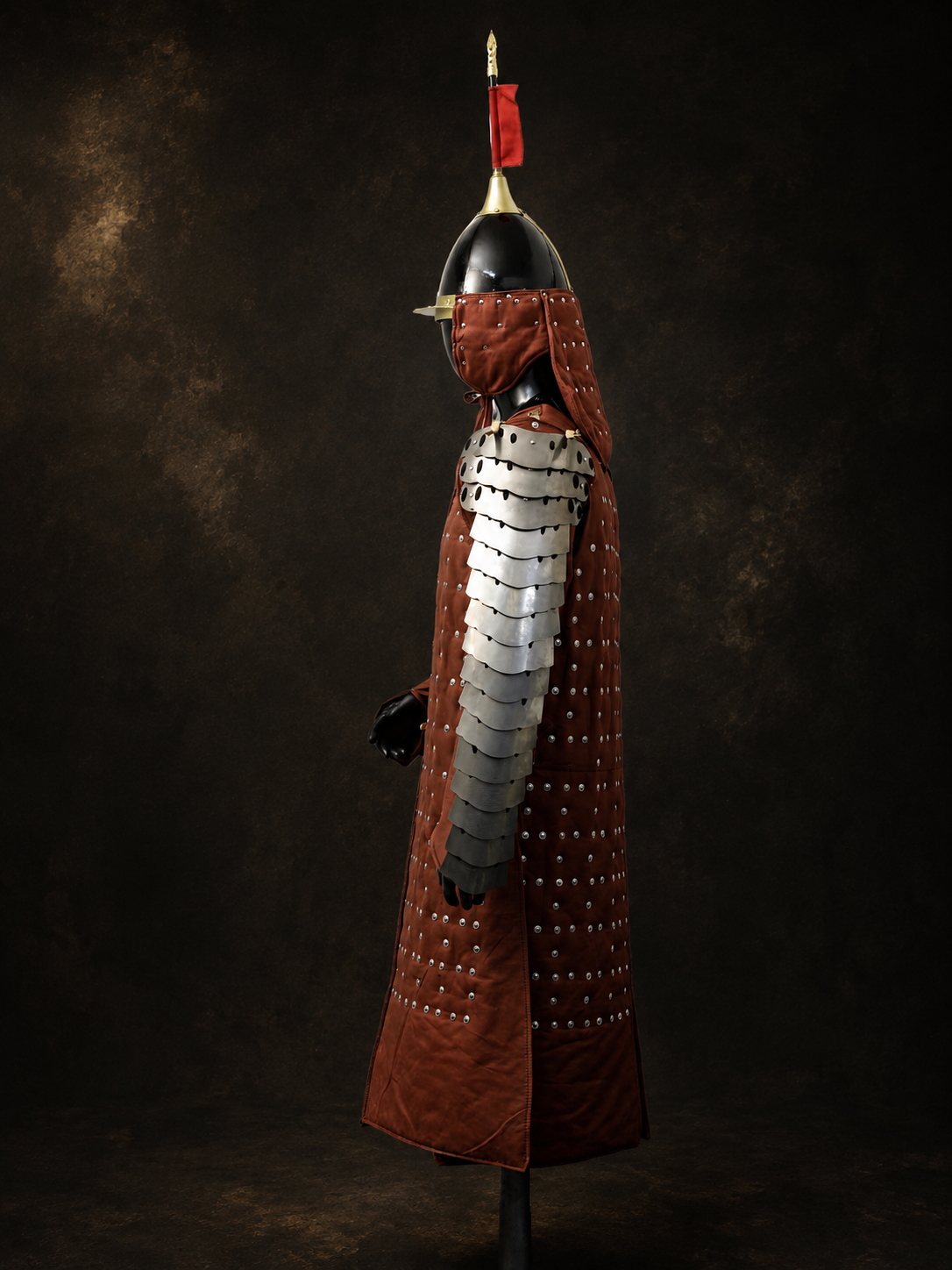 Ming Dynasty Front-Opening Cloth-Faced Armor Set