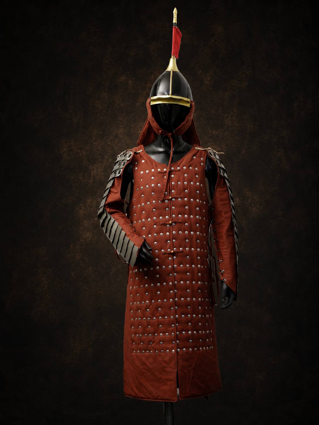 Ming Dynasty Front-Opening Cloth-Faced Armor Set