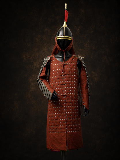 Ming Dynasty Front-Opening Cloth-Faced Armor Set
