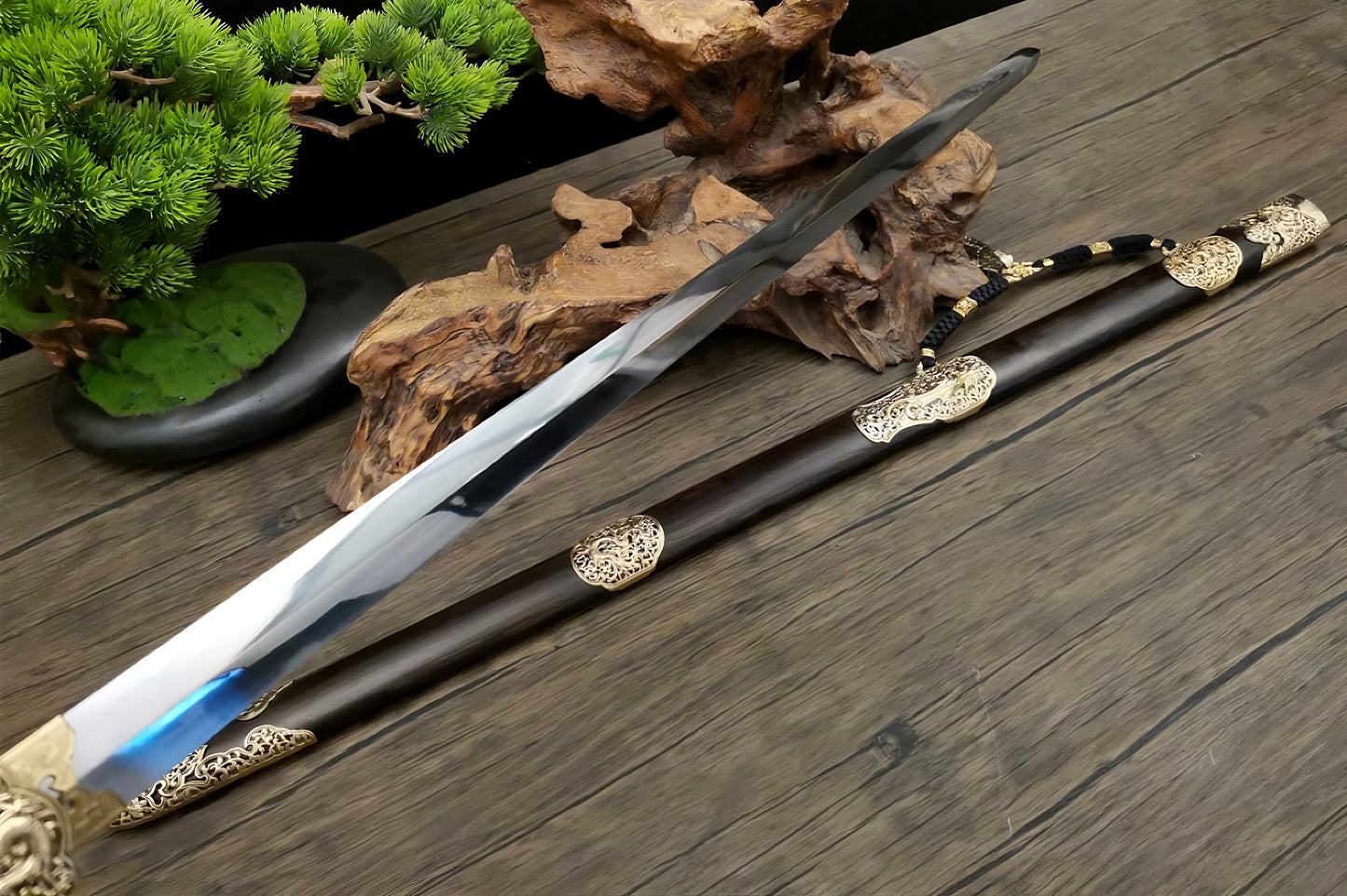 【S7游龙长剑】S7 “Soaring Dragon” Long Jian – High-Performance Tool Steel Sword