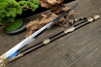 【S7游龙长剑】S7 “Soaring Dragon” Long Jian – High-Performance Tool Steel Sword