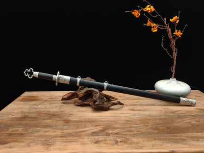 【莲花装环首明剑】Lotus Ring Pommel Ming Jian – Hand-Forged 60Si2Mn Steel