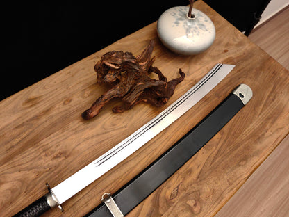 ZhanMaDao 【斩马刀】 – Hand-Forged 65Mn Horse-Cleaving Saber