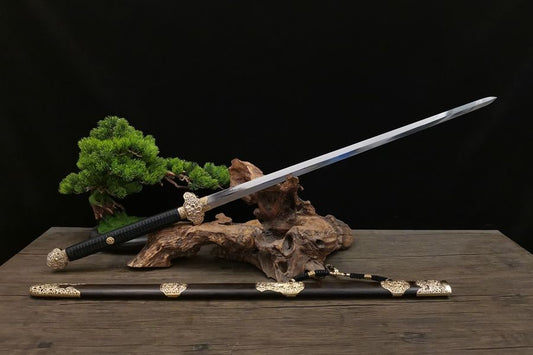 【S7游龙长剑】S7 “Soaring Dragon” Long Jian – High-Performance Tool Steel Sword